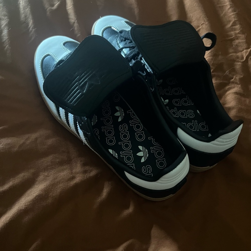 Adidas Monochrome Athletic Shoes - Picture 3 of 4